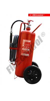 Pojazdné hasiace prístroje - Hasiaci prístroj pojazdný P 50 kg - práškový (kód 011) Hasiaci prístroj pojazdný P 50 kg - práškový