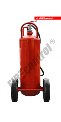 Pojazdné hasiace prístroje - Hasiaci prístroj pojazdný P 50 kg - práškový (kód 011) Hasiaci prístroj pojazdný P 50 kg - práškový