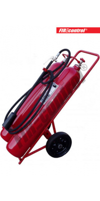 Pojazdné hasiace prístroje - Hasiaci prístroj pojazdný S 2 x 25kg - snehový trieda B (kód 028) Hasiaci prístroj pojazdný S 2 x 25kg - snehový trieda B