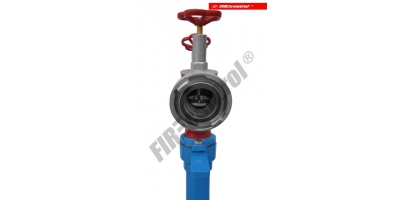 Hydrantový nadstavec ::: Rozdeľovač ::: Kľúč k vonkajšiemu hydrantu -  Hydrantový nadstavec s vretenovým uzáverom 2xB75