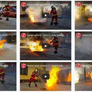 Testy hasiacich prístrojov